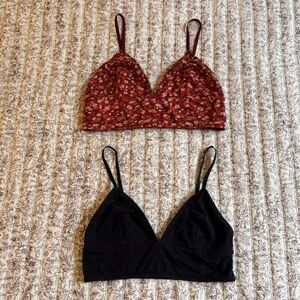 Madewell Bralette Bundle (2), size M